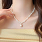 TWISTED PEARL SWEATER CHAIN