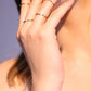 ROSE GOLD STACKING RING SET