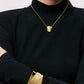 FRENCH RETRO TEARDROP NECKLACE