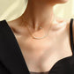 ZIRCONIA LAYERED NECKLACE