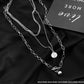 MINIMALIST LAYERED COIN NECKLACE