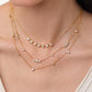 WILLOW GOLD ZIRCONIA NECKLACE