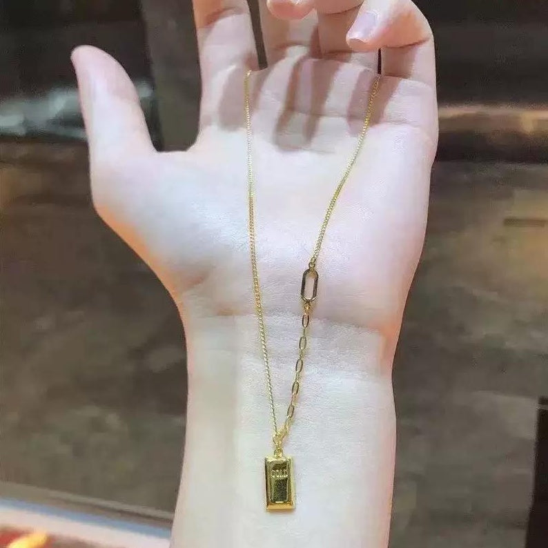 LUXURY GOLD BAR NECKLACE
