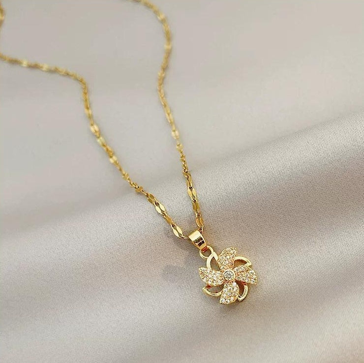 WINDMILL COLLARBONE NECKLACE