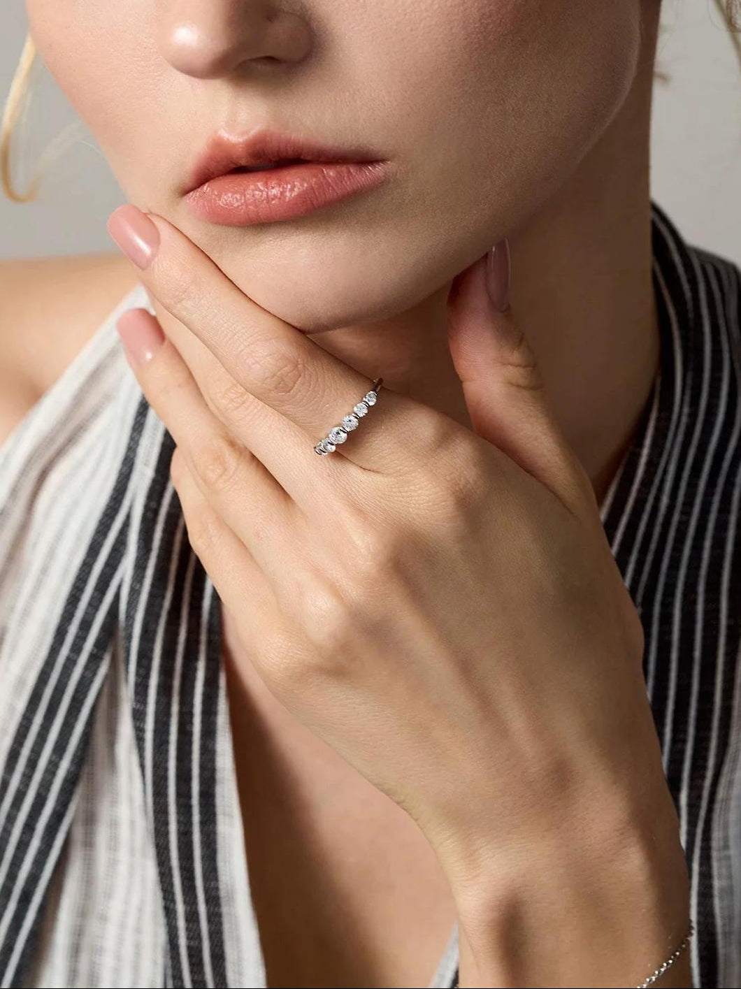 PREMIUM ZIRCONIA TAIL RING