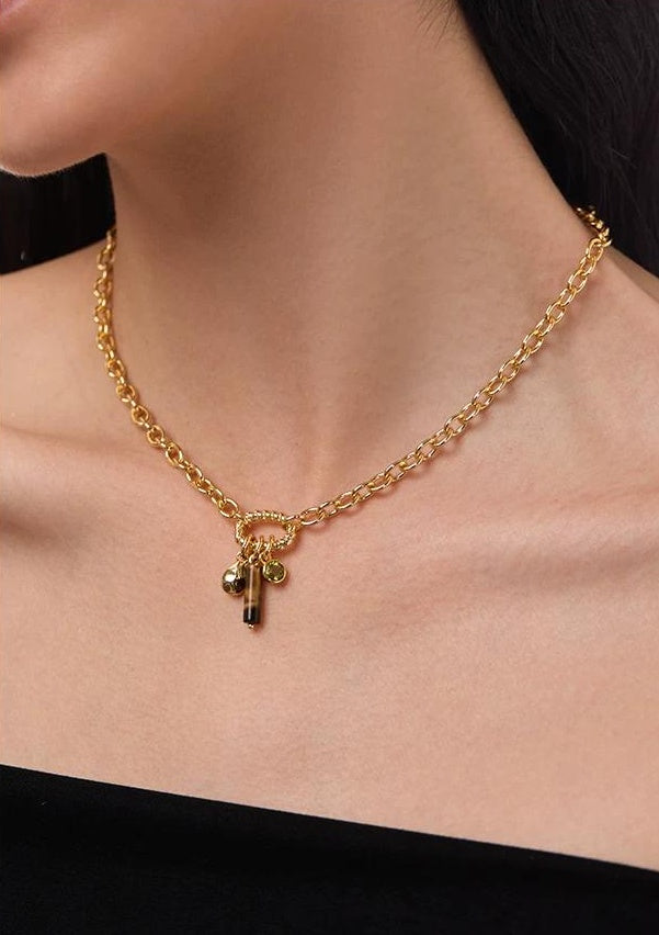 NICHE TIGER EYE NECKLACE