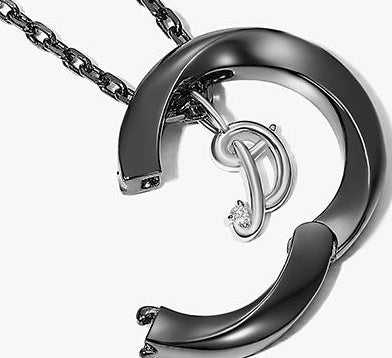 STERLING SILVER COUPLES NECKLACE