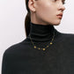 RETRO GOLD PENDANT NECKLACE