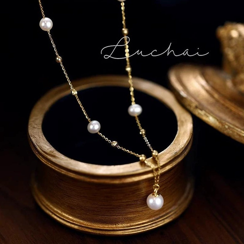 ELEGANT MICRO-PEARL NECKLACE