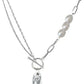 CHIC LAYERED PEARL NECKLACE