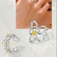 FLORAL OPEN RING JEWELRY