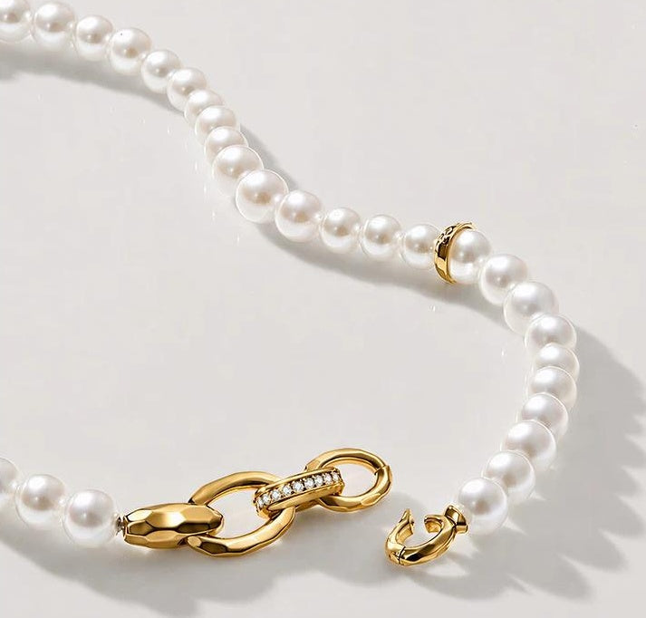 ELEGANT PEARL NECKLACE JEWELRY