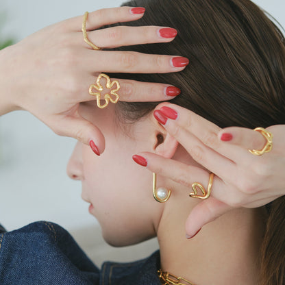 Tube Flower Ring