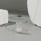 CRYSTAL FOUR LEAF CLOVER NECKLACE