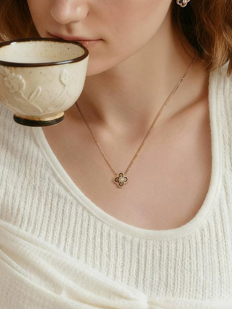 GOLD TIGER EYE NECKLACE