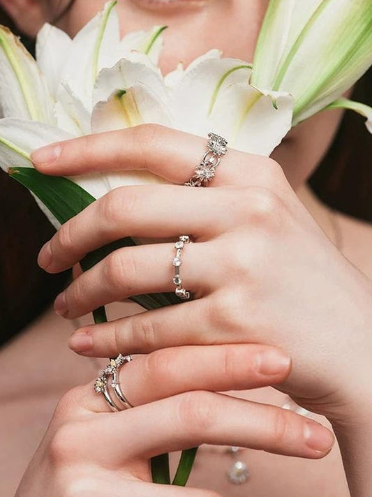 FLORAL OPEN RING FOR FALL