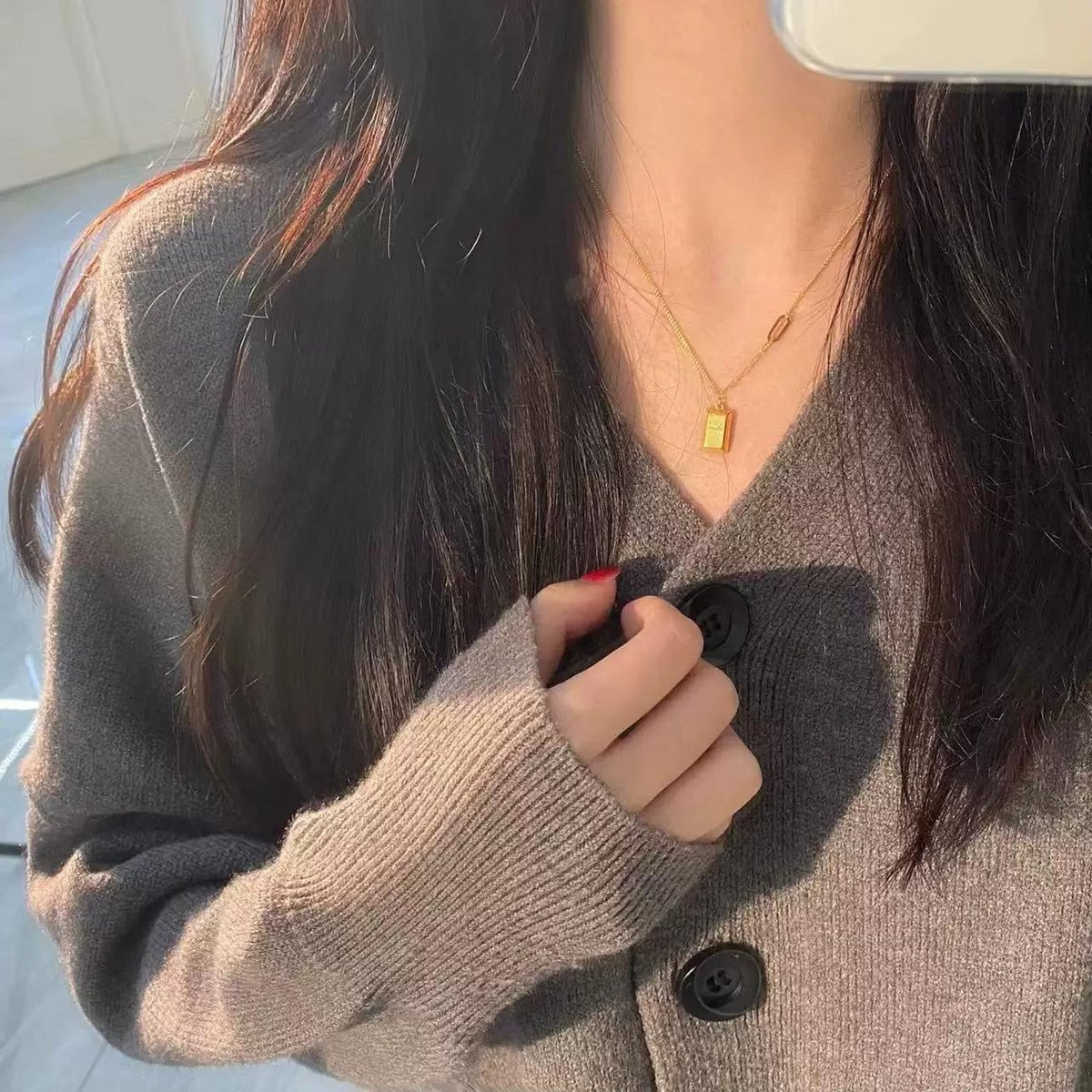 LUXURY GOLD BAR NECKLACE