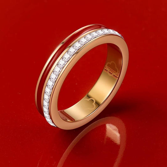 ROSE GOLD TITANIUM RING