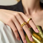 ANTIQUE GOLD STACKABLE RINGS