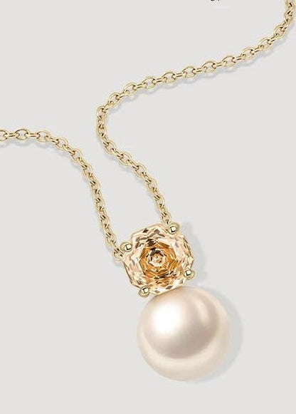 ELEGANT PEARL SUMMER NECKLACE