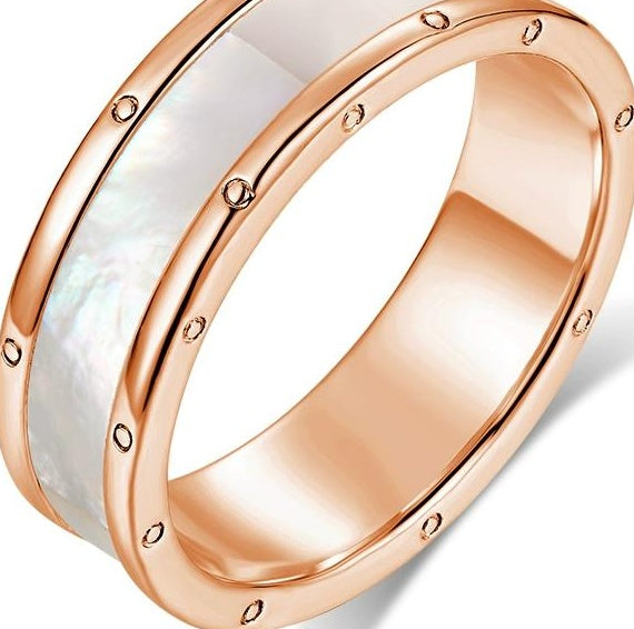 ROSE GOLD SHELL RING
