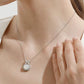CRYSTAL FOUR LEAF CLOVER NECKLACE