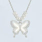FAUX CAT'S EYE BUTTERFLY NECKLACE