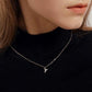 MINIMALIST LETTER PENDANT NECKLACE