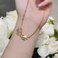 GOLD PENDANT LINK NECKLACE