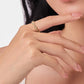 GOLD HEART RING FOR WOMEN