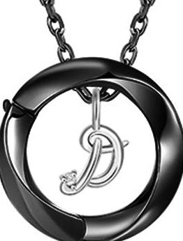 STERLING SILVER COUPLES NECKLACE