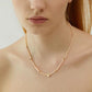 RETRO PINK PEARL NECKLACE