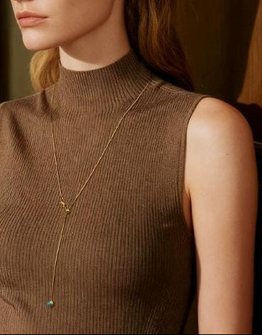 GOLD SNAKE BONE NECKLACE