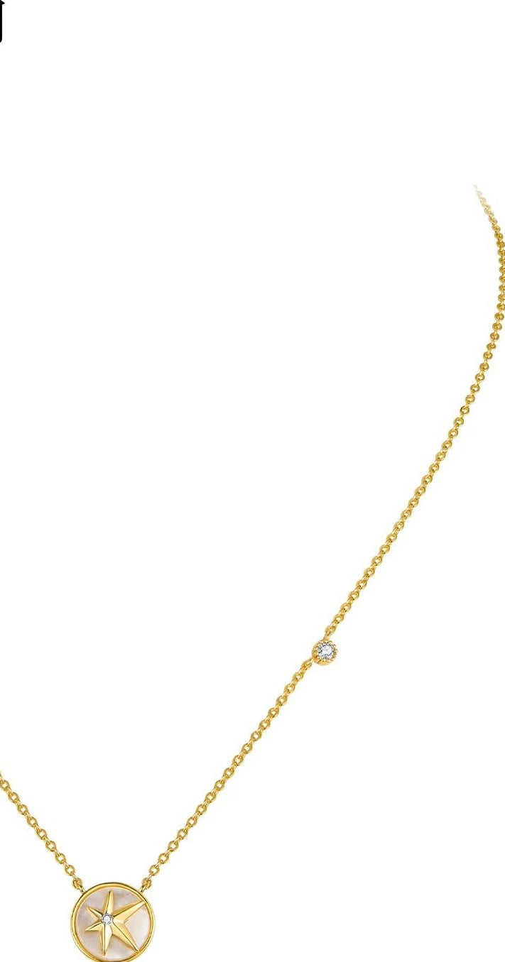 LUXE ZIRCONIA PEARL NECKLACE
