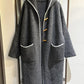 HOODED KNIT SWEATER JACKET