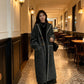 HOODED KNIT SWEATER JACKET