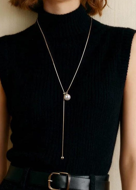 LUXURY PEARL SWEATER NECKLACE