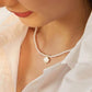 ELEGANT PEARL SHELL NECKLACE