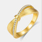 GOLD BOW RING FOR WOMEN