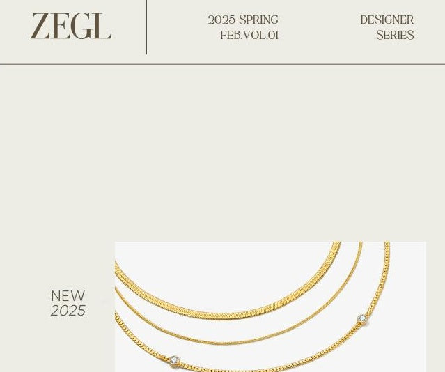 GOLD SNAKE BONE NECKLACE【重複】