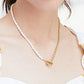 BAROQUE PEARL COLLARBONE NECKLACE