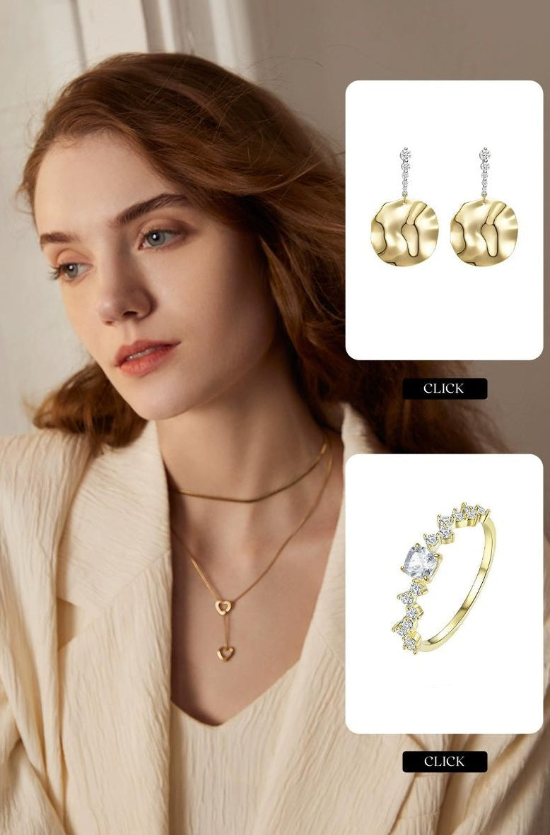 RETRO GOLD SNAKEBONE NECKLASE