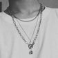 MINIMALIST LAYERED COIN NECKLACE