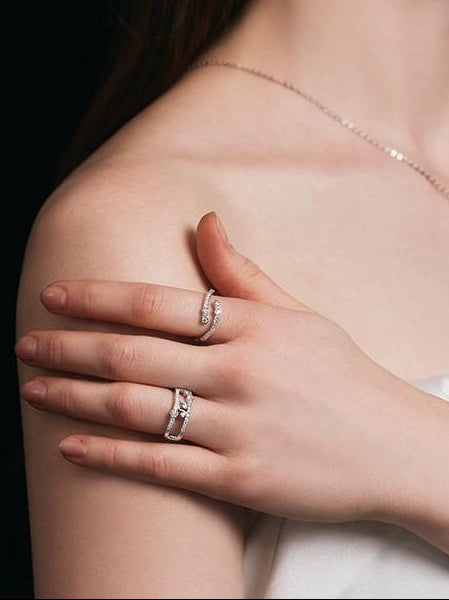 ZIRCONIA OPEN RING JEWELRY