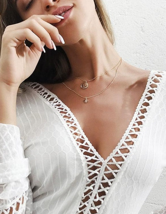 RETRO COIN NECKLACE