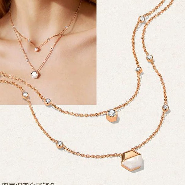 DOUBLE LAYER MANGO NECKLACE