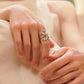 FLORAL OPEN RING JEWELRY