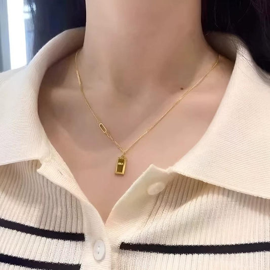 LUXURY GOLD BAR NECKLACE
