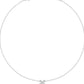CRYSTAL FOUR LEAF CLOVER NECKLACE