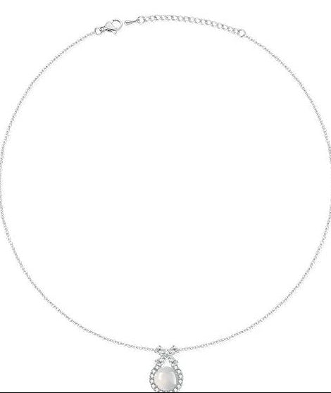 CRYSTAL FOUR LEAF CLOVER NECKLACE